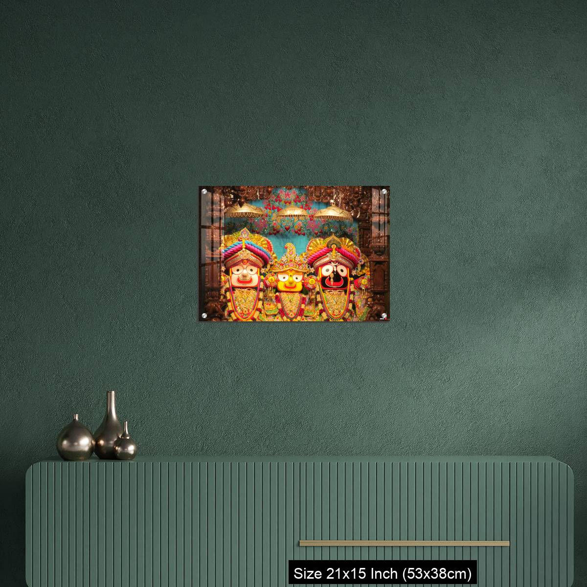 OMGs Acrylic Wall Decor – Lord Jagannath Baldev and Subadhra IDOLS at ISKCON Pune,  Maharashtra, India - Image 16