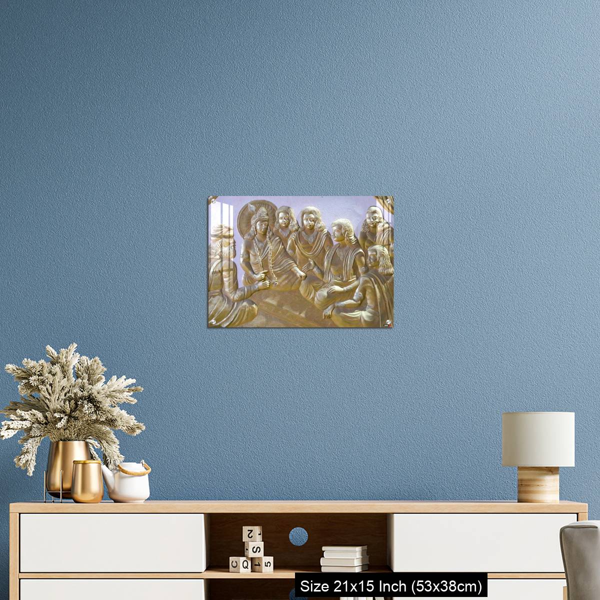 OMGs Acrylic Wall Decor – Krishna with pandwas a wall art image - Image 17