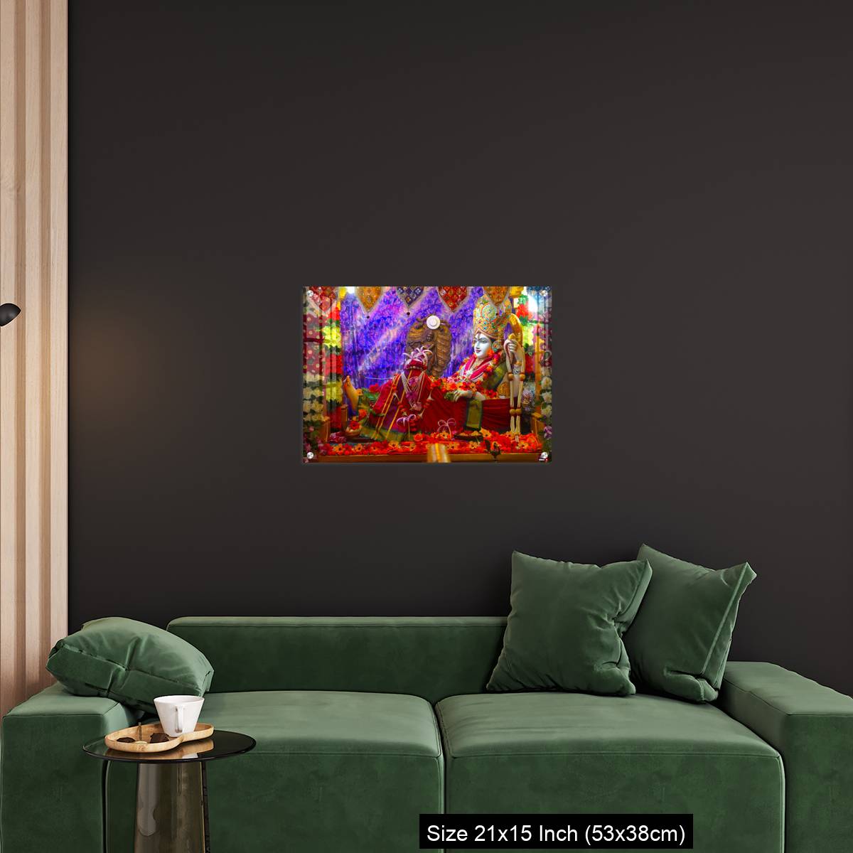 OMGs Acrylic Wall Decor – Bhalka Tirth and Prabhas Patan, Gujarat, India. Sacred religious site where Lord Krishna's feet was pierced by a hunter - Image 18