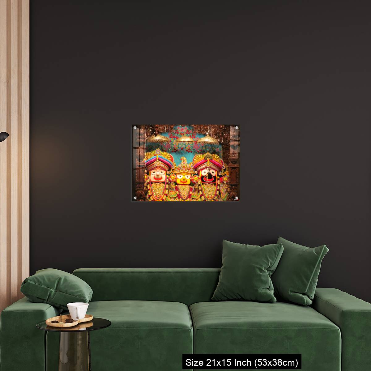 OMGs Acrylic Wall Decor – Lord Jagannath Baldev and Subadhra IDOLS at ISKCON Pune,  Maharashtra, India - Image 18