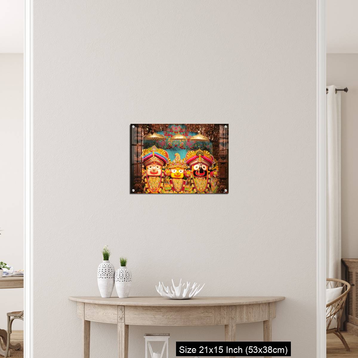 OMGs Acrylic Wall Decor – Lord Jagannath Baldev and Subadhra IDOLS at ISKCON Pune,  Maharashtra, India - Image 19
