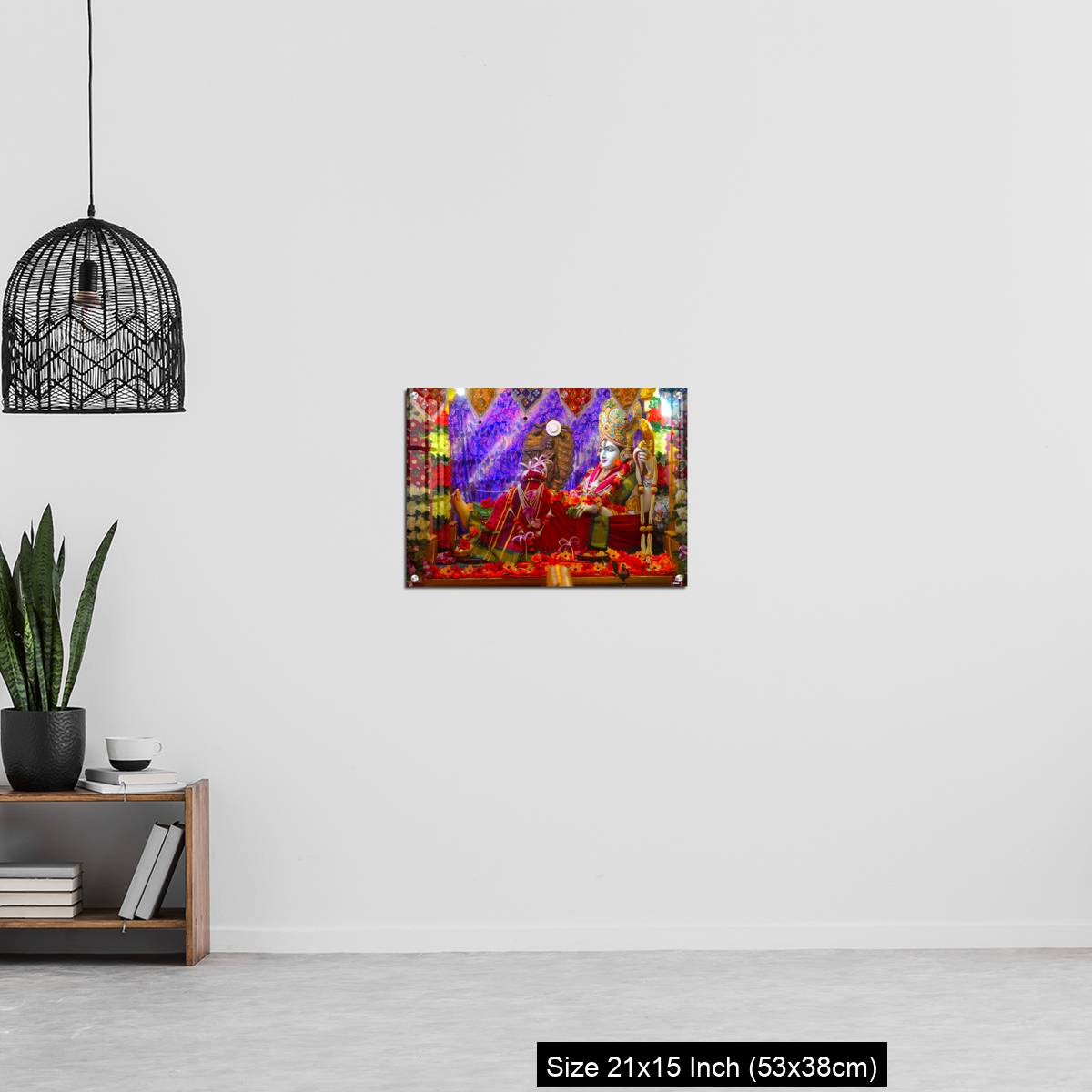 OMGs Acrylic Wall Decor – Bhalka Tirth and Prabhas Patan, Gujarat, India. Sacred religious site where Lord Krishna's feet was pierced by a hunter - Image 20