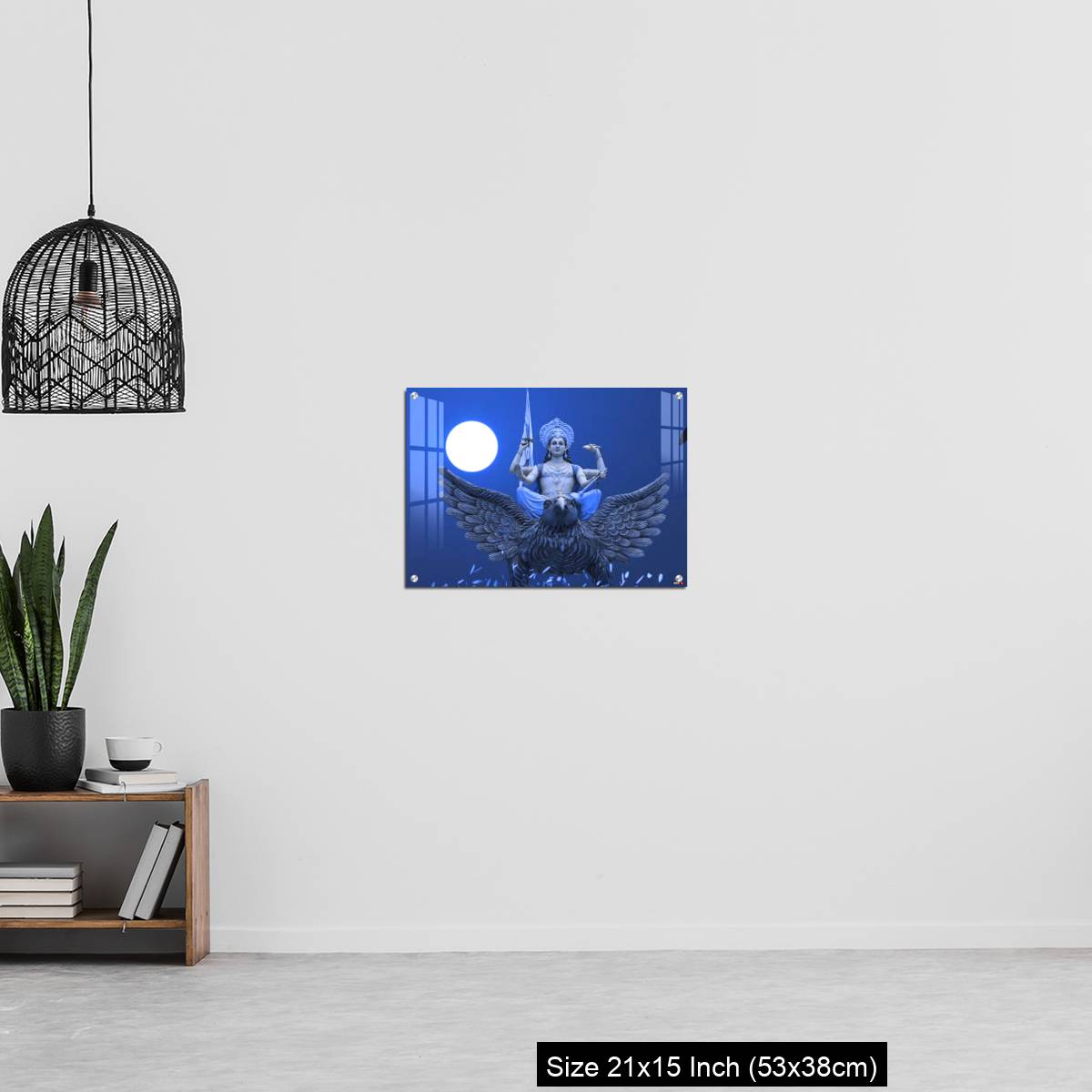 OMGs Acrylic Wall Decor – Blue Dreamy Vishnu god - Image 20