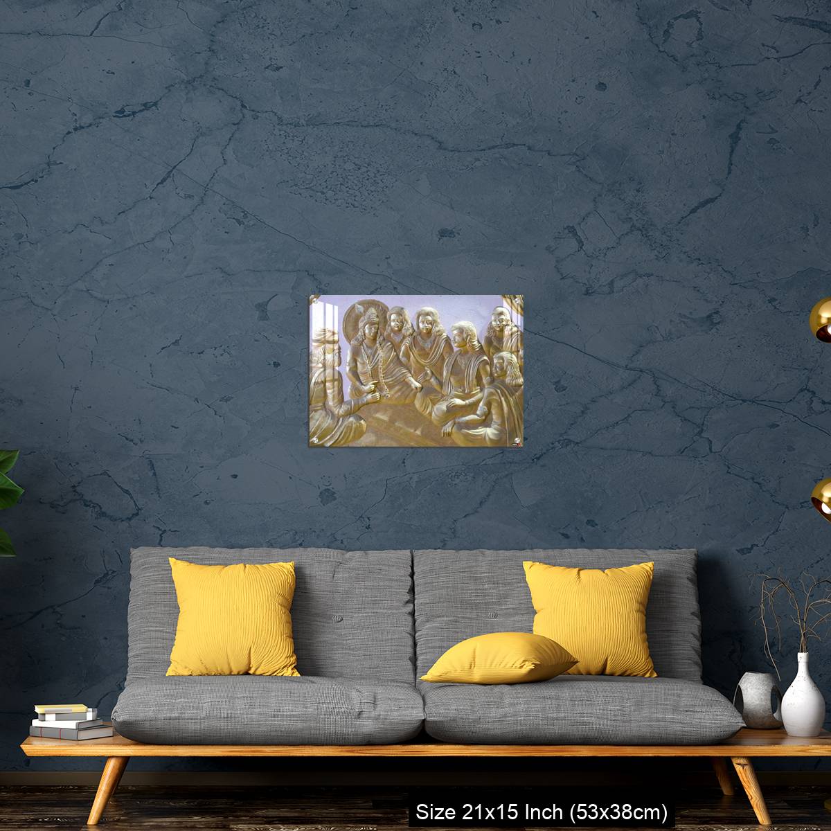 OMGs Acrylic Wall Decor – Krishna with pandwas a wall art image - Image 21