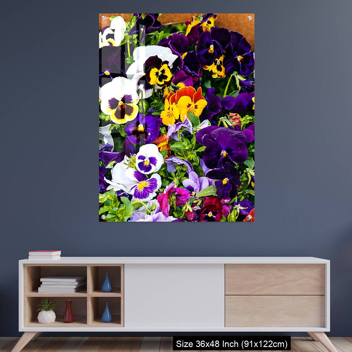 OMGs Acrylic Wall Decor – Colorful flowers
