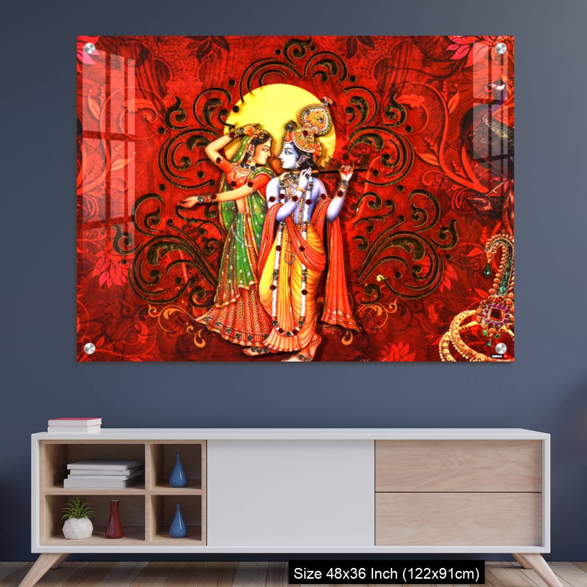 OMGs Acrylic Wall Decor – Radhey krishna
