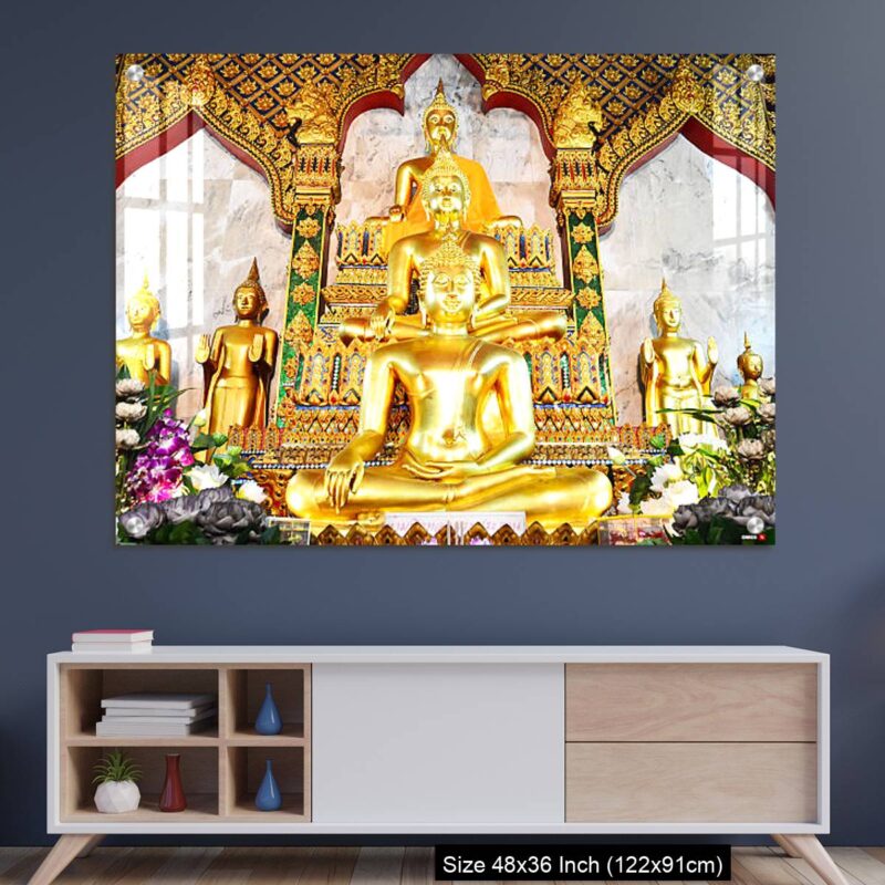 OMGs Acrylic Wall Decor – Buddhist statue at Wat Arun in Bangkok, Thailand