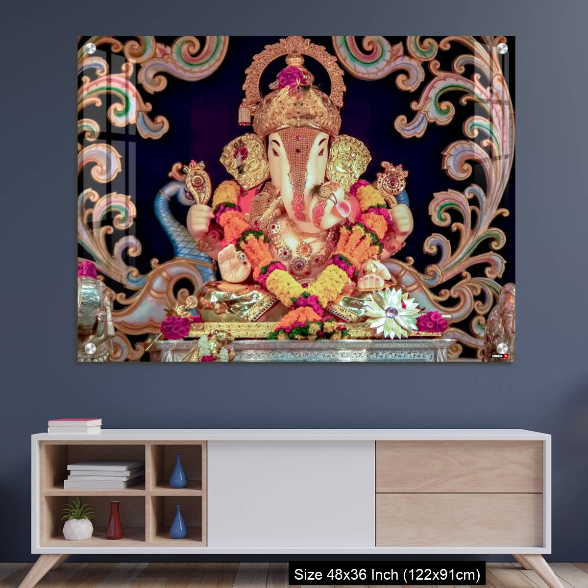 OMGs Acrylic Wall Decor – Hindu God Ganesha in Pune, India.