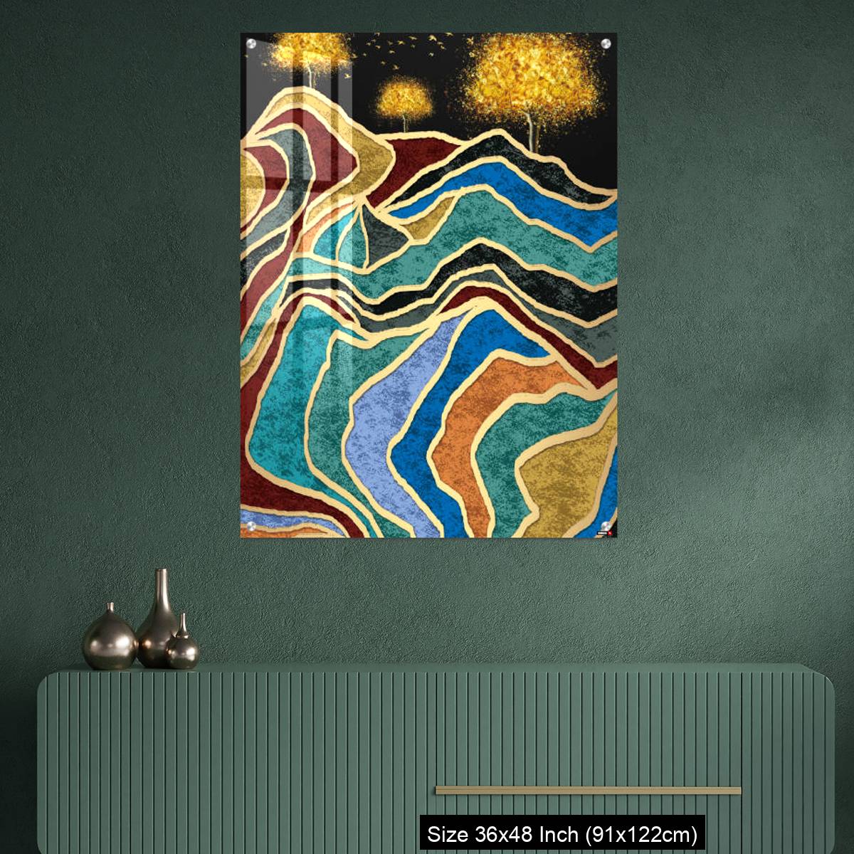 OMGs Acrylic Wall Decor – Resin geode and abstract art - Image 2