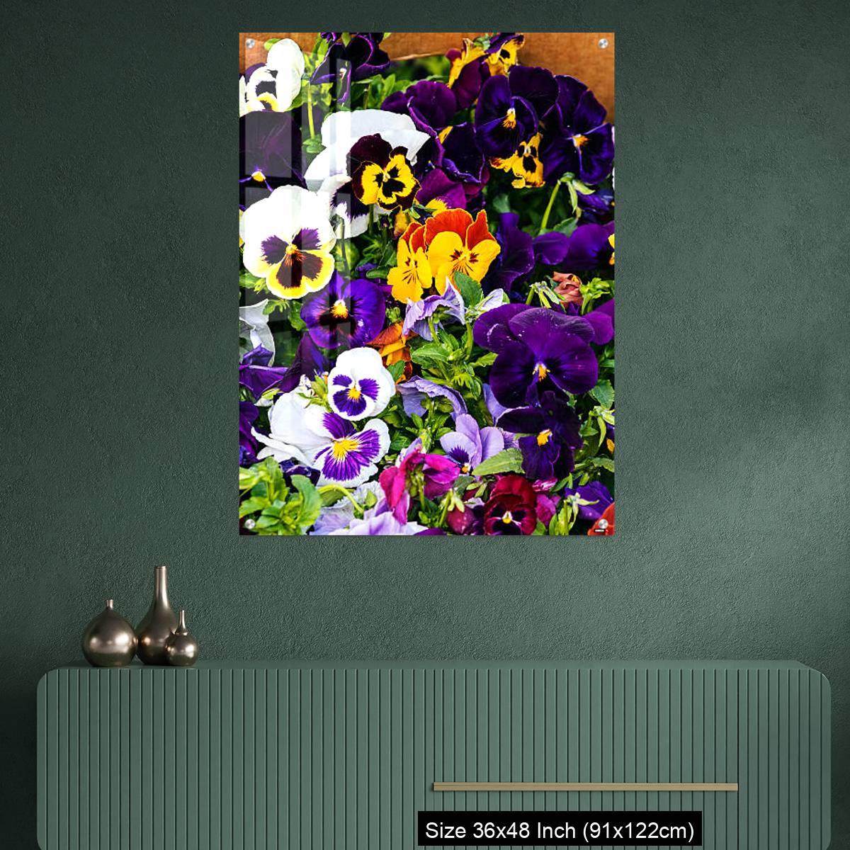 OMGs Acrylic Wall Decor – Colorful flowers - Image 2