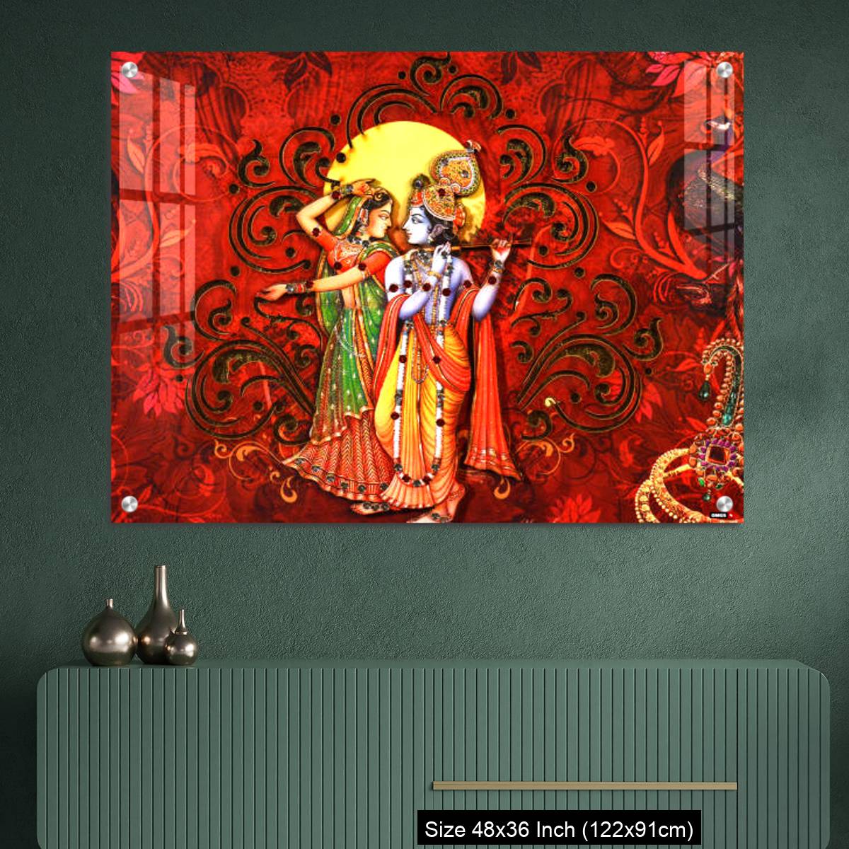 OMGs Acrylic Wall Decor – Radhey krishna - Image 2
