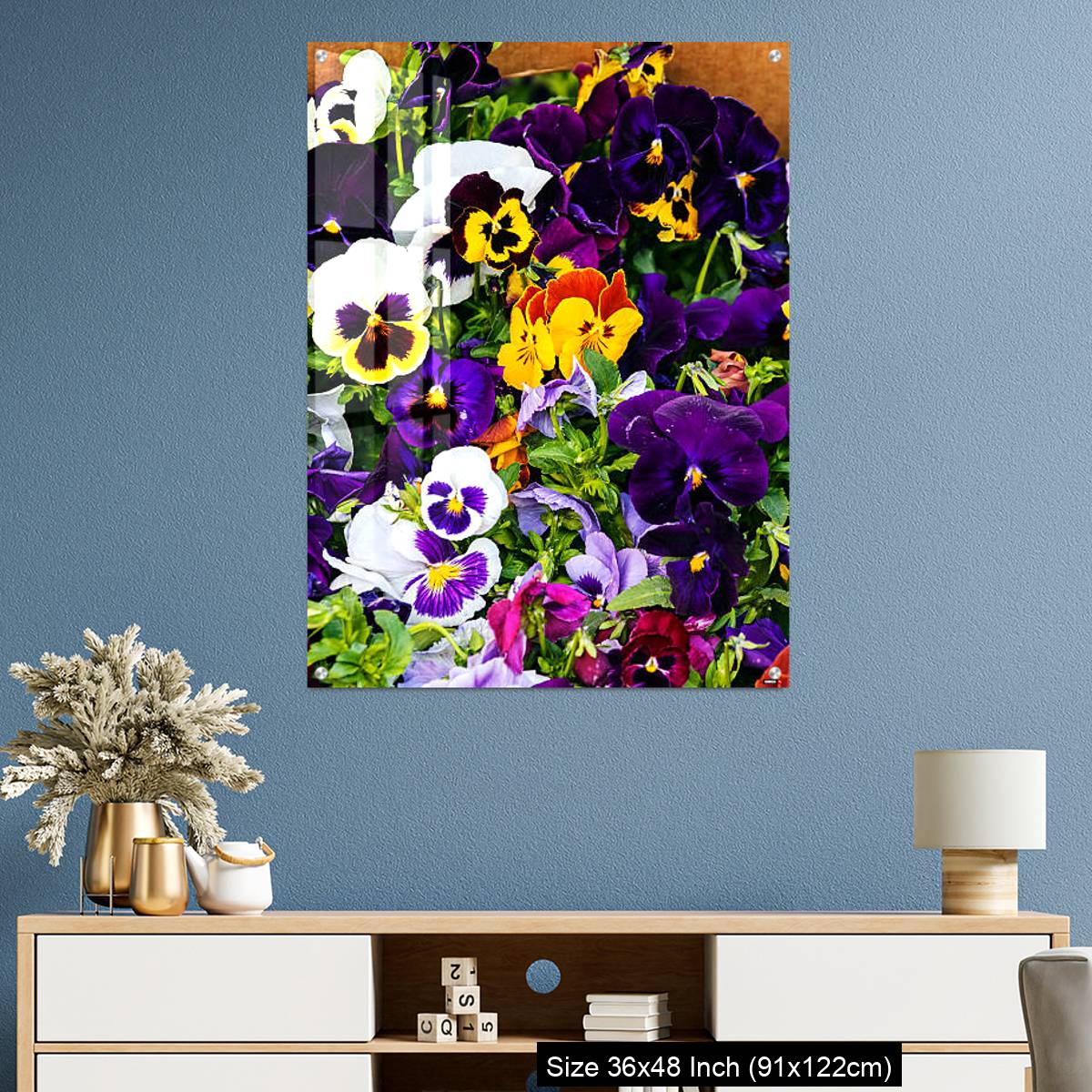 OMGs Acrylic Wall Decor – Colorful flowers - Image 3