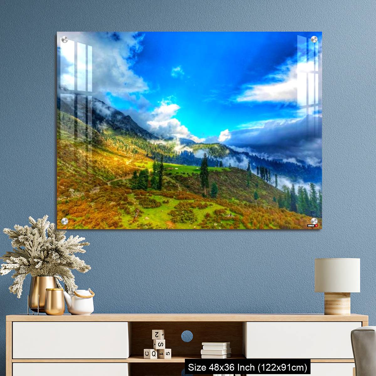 OMGs Acrylic Wall Decor – this is heaven beautiful landscape amazing colors of nature - Image 3