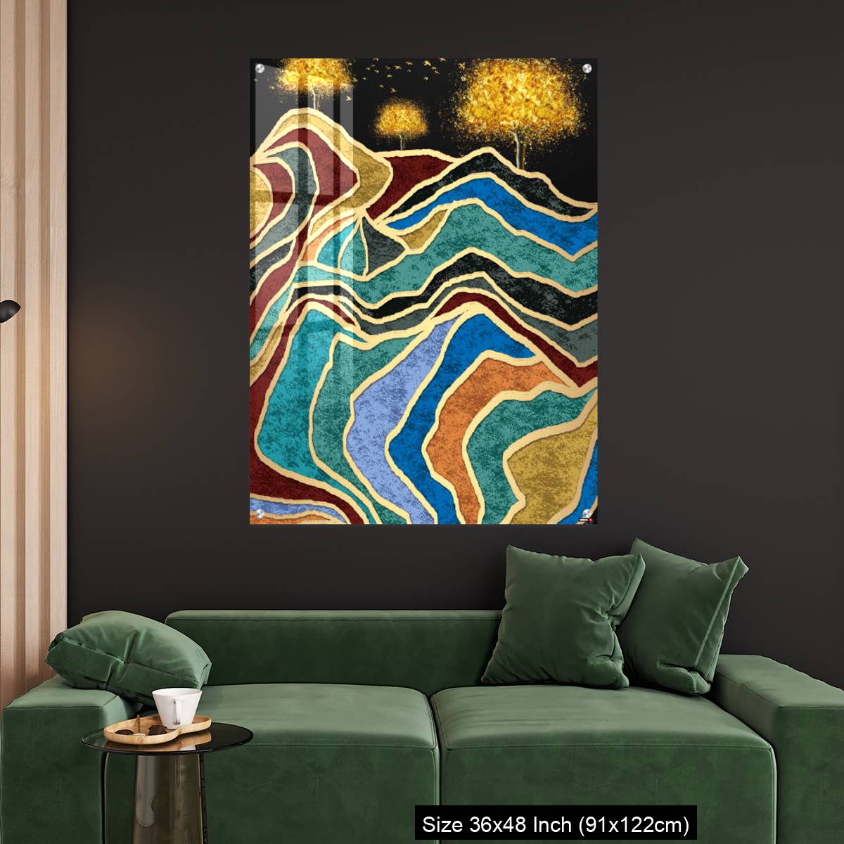 OMGs Acrylic Wall Decor – Resin geode and abstract art - Image 4