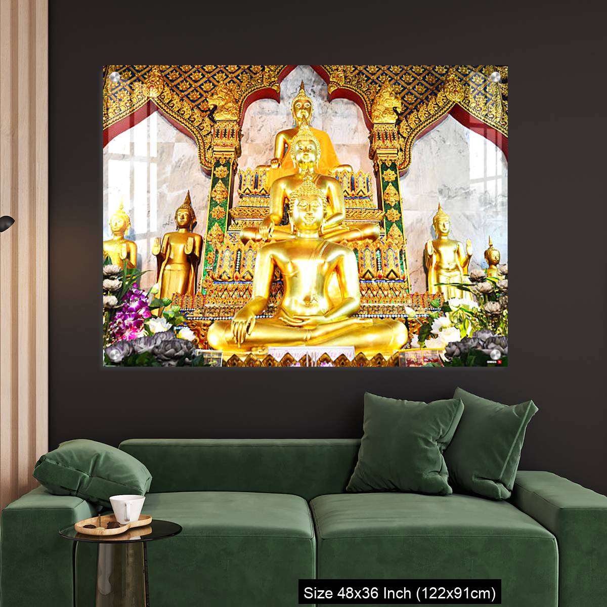 OMGs Acrylic Wall Decor – Buddhist statue at Wat Arun in Bangkok, Thailand - Image 4
