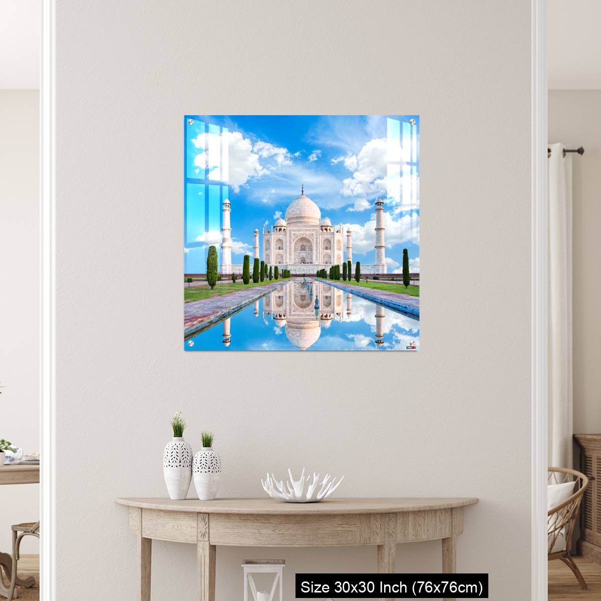 OMGs Acrylic Wall Decor – Amazing view on the Taj Mahal in sun light. - Image 5