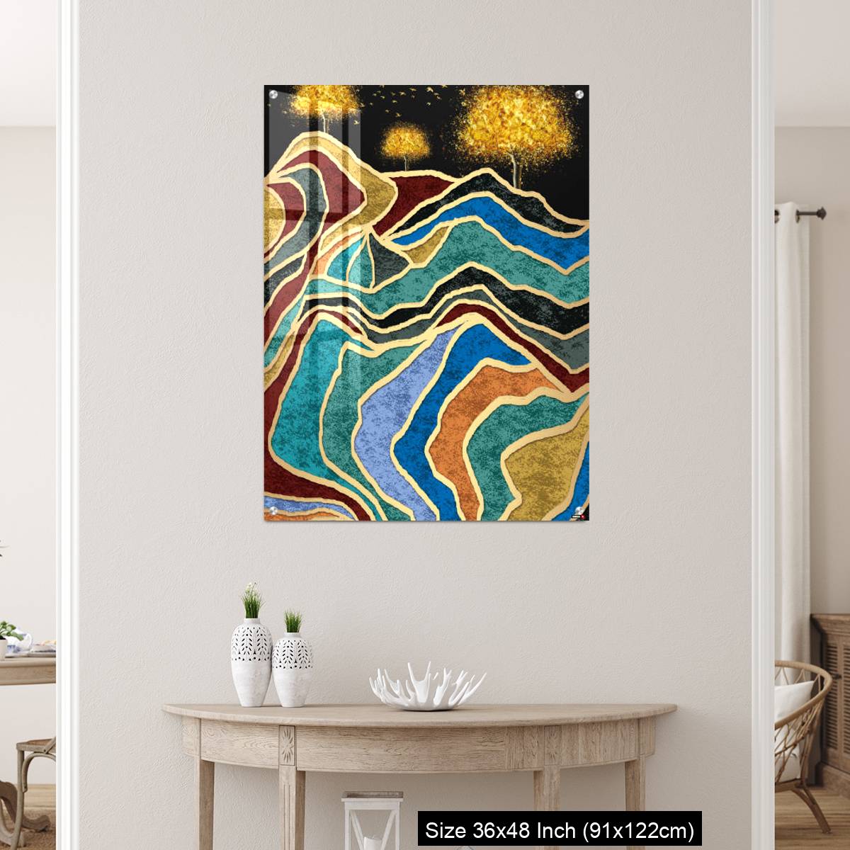 OMGs Acrylic Wall Decor – Resin geode and abstract art - Image 5