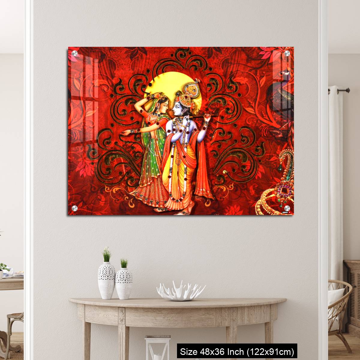 OMGs Acrylic Wall Decor – Radhey krishna - Image 5
