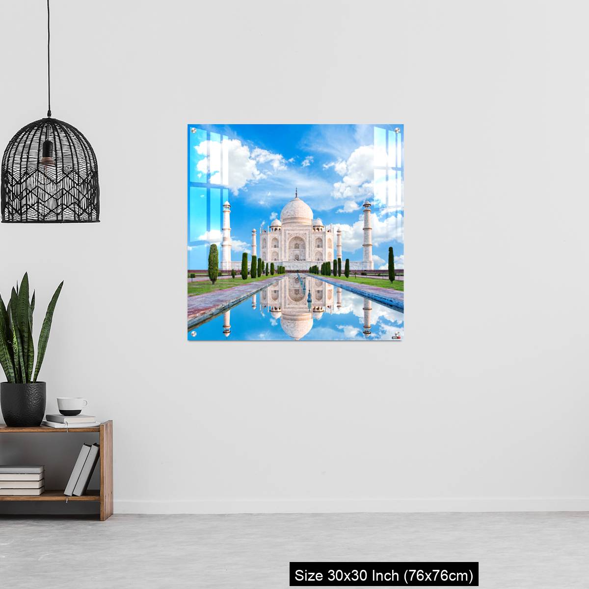 OMGs Acrylic Wall Decor – Amazing view on the Taj Mahal in sun light. - Image 6