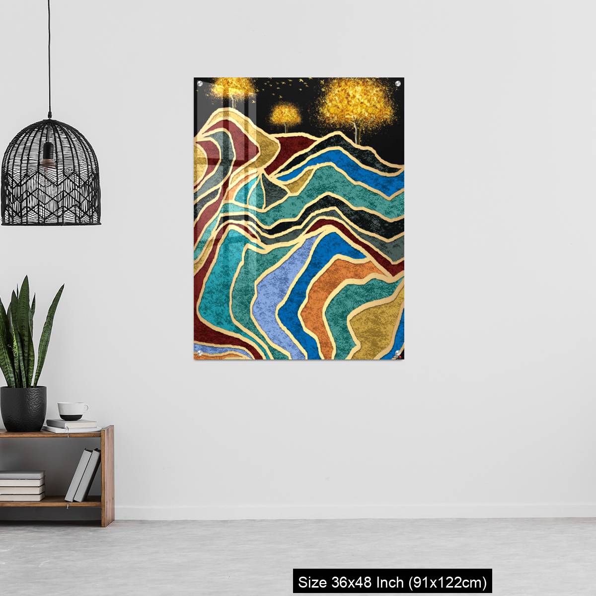 OMGs Acrylic Wall Decor – Resin geode and abstract art - Image 6