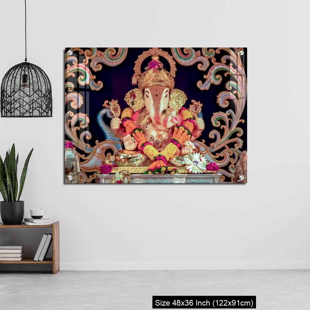 OMGs Acrylic Wall Decor – Hindu God Ganesha in Pune, India. - Image 6