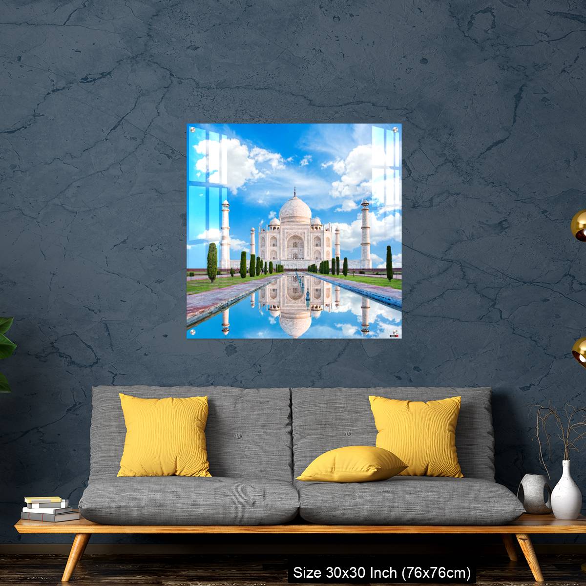 OMGs Acrylic Wall Decor – Amazing view on the Taj Mahal in sun light. - Image 7