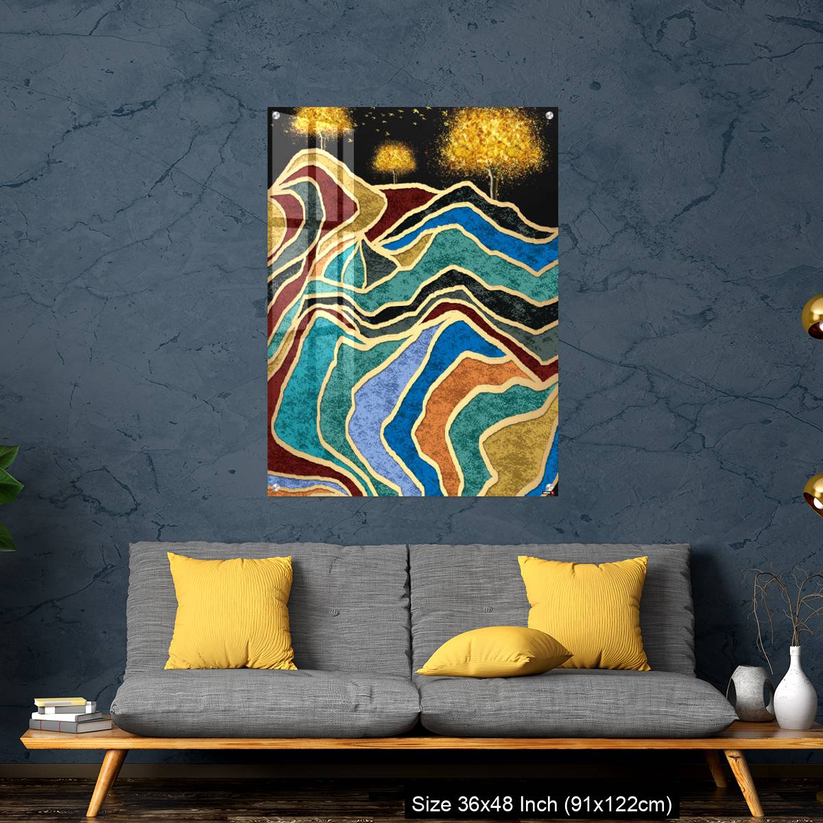 OMGs Acrylic Wall Decor – Resin geode and abstract art - Image 7