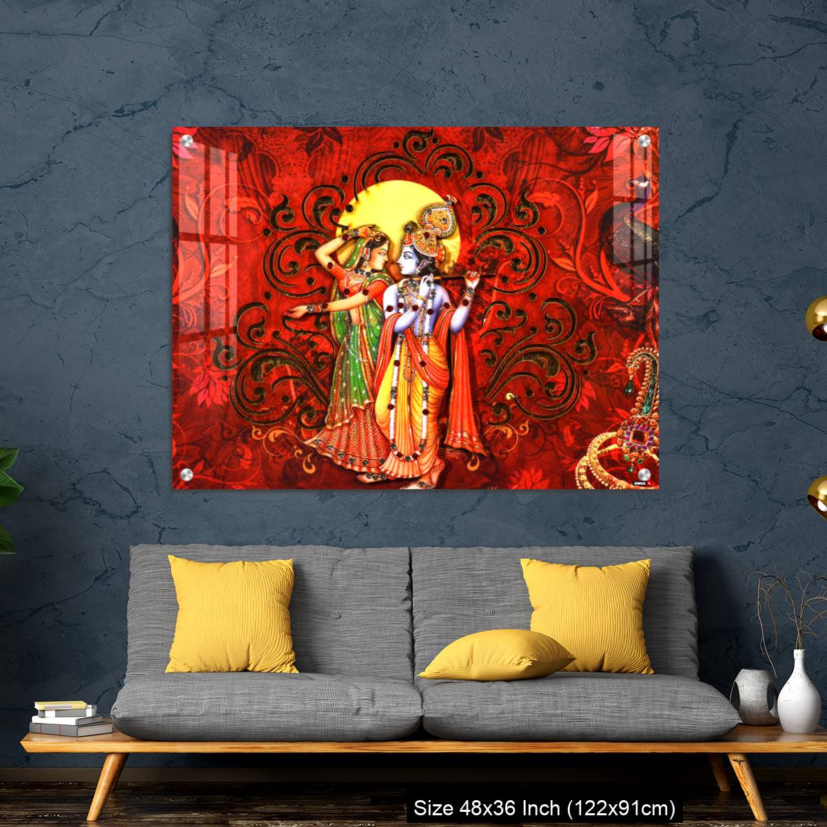 OMGs Acrylic Wall Decor – Radhey krishna - Image 7