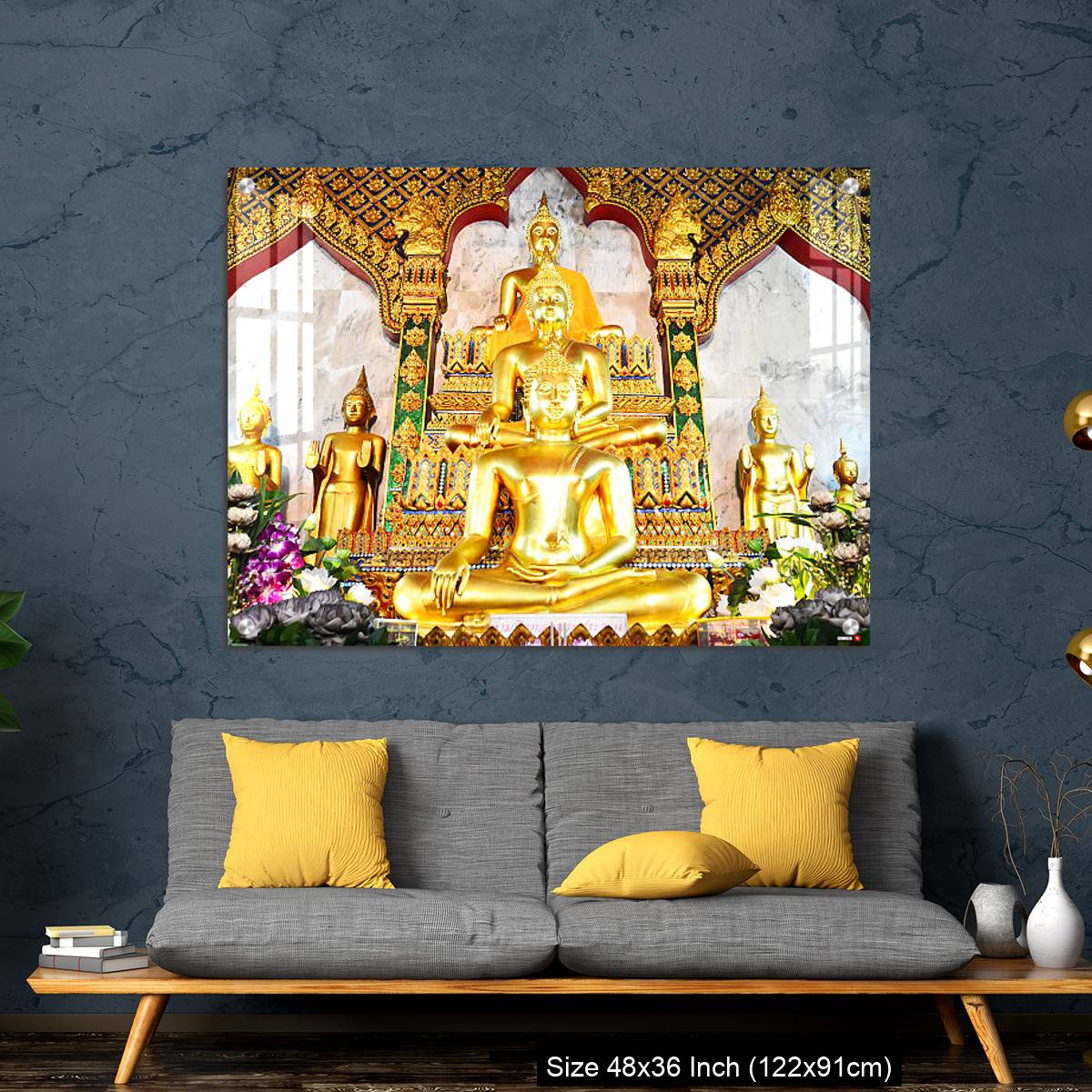 OMGs Acrylic Wall Decor – Buddhist statue at Wat Arun in Bangkok, Thailand - Image 7