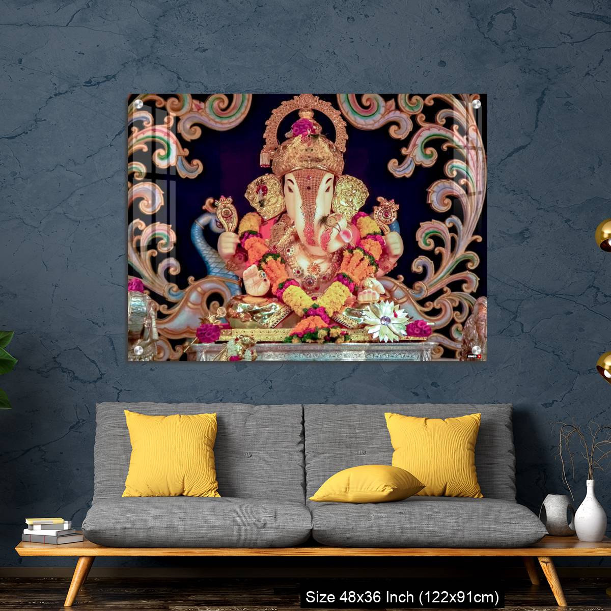OMGs Acrylic Wall Decor – Hindu God Ganesha in Pune, India. - Image 7