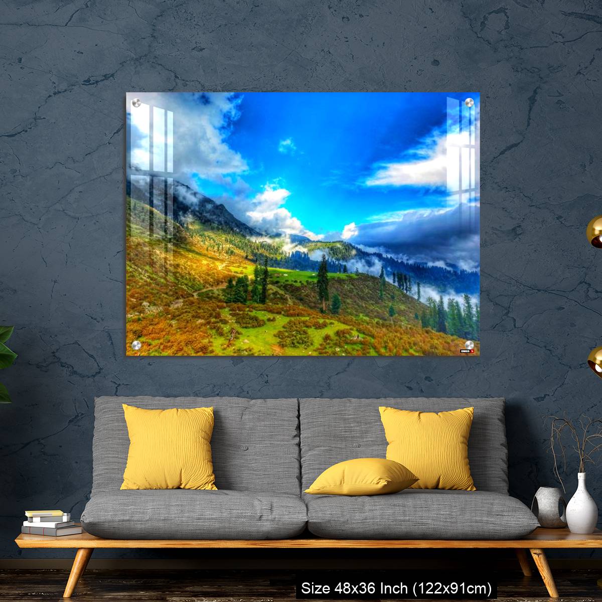 OMGs Acrylic Wall Decor – this is heaven beautiful landscape amazing colors of nature - Image 7