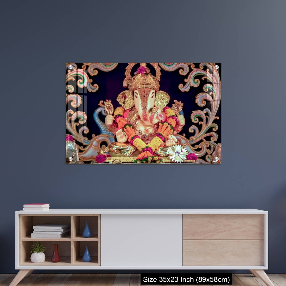 OMGs Acrylic Wall Decor – Hindu God Ganesha in Pune, India. - Image 8