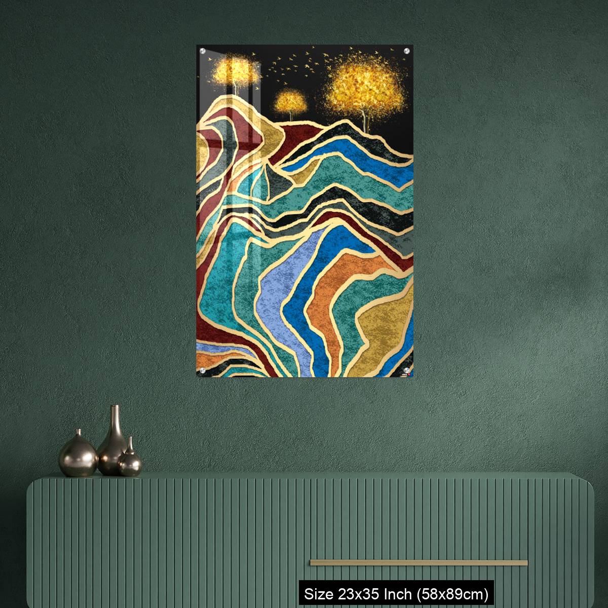 OMGs Acrylic Wall Decor – Resin geode and abstract art - Image 9