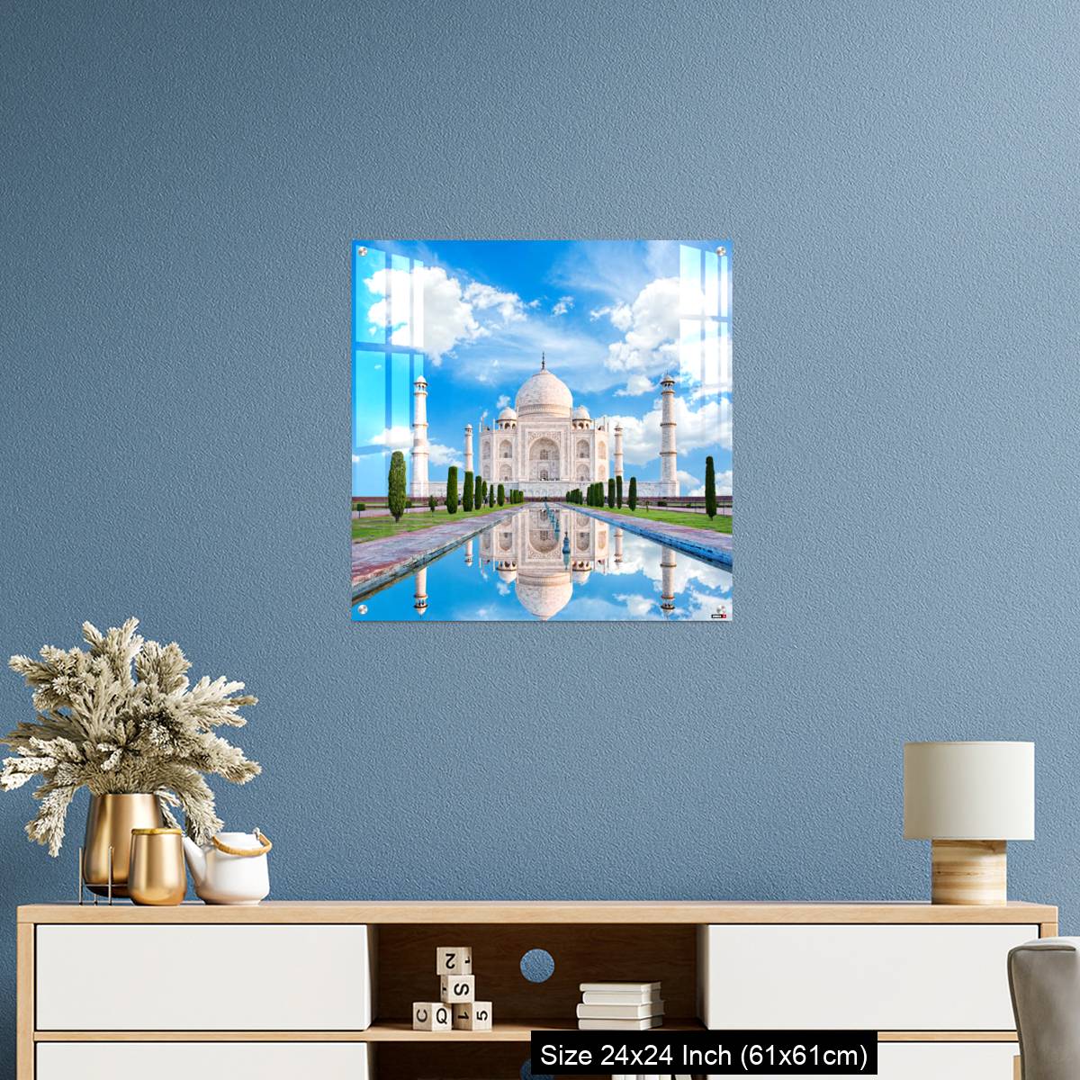 OMGs Acrylic Wall Decor – Amazing view on the Taj Mahal in sun light. - Image 10