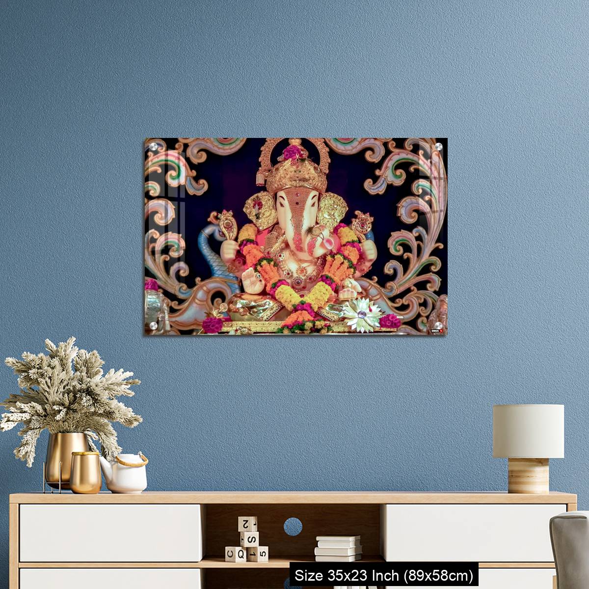 OMGs Acrylic Wall Decor – Hindu God Ganesha in Pune, India. - Image 10
