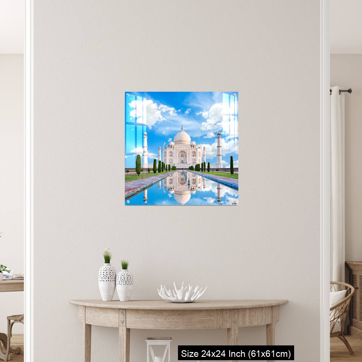 OMGs Acrylic Wall Decor – Amazing view on the Taj Mahal in sun light. - Image 12