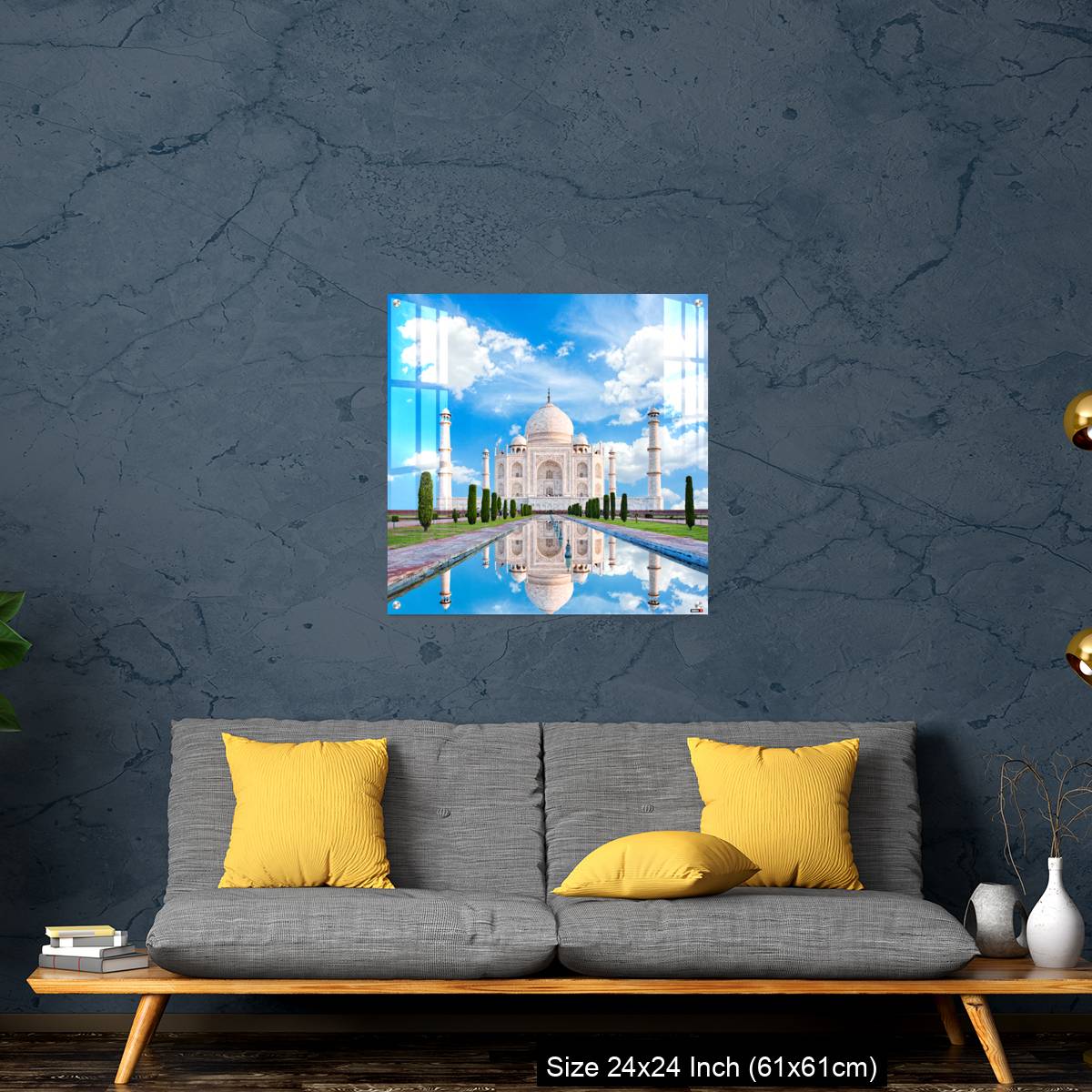 OMGs Acrylic Wall Decor – Amazing view on the Taj Mahal in sun light. - Image 14