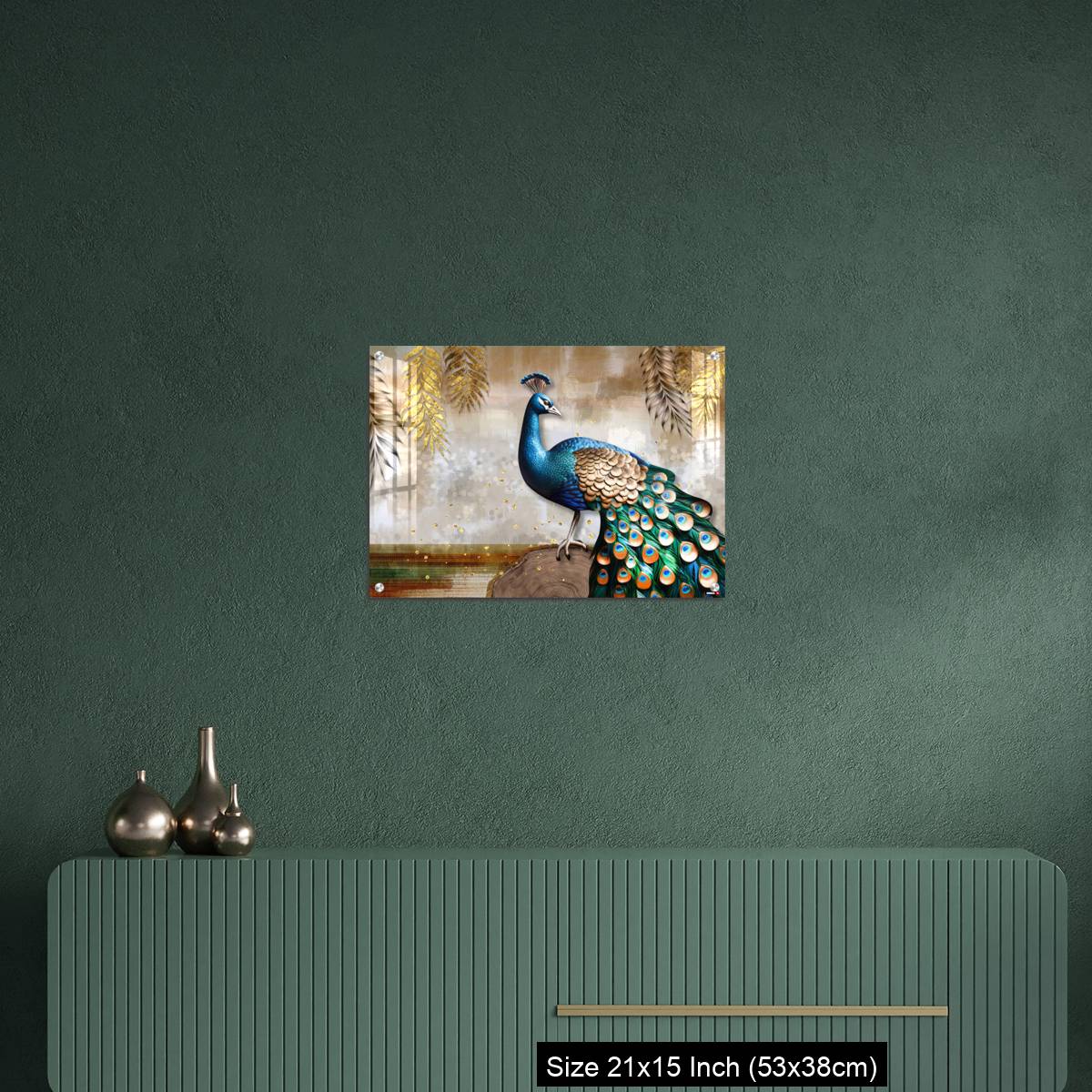 OMGs Acrylic Wall Decor – Colorful peacock on the stem. - Image 16