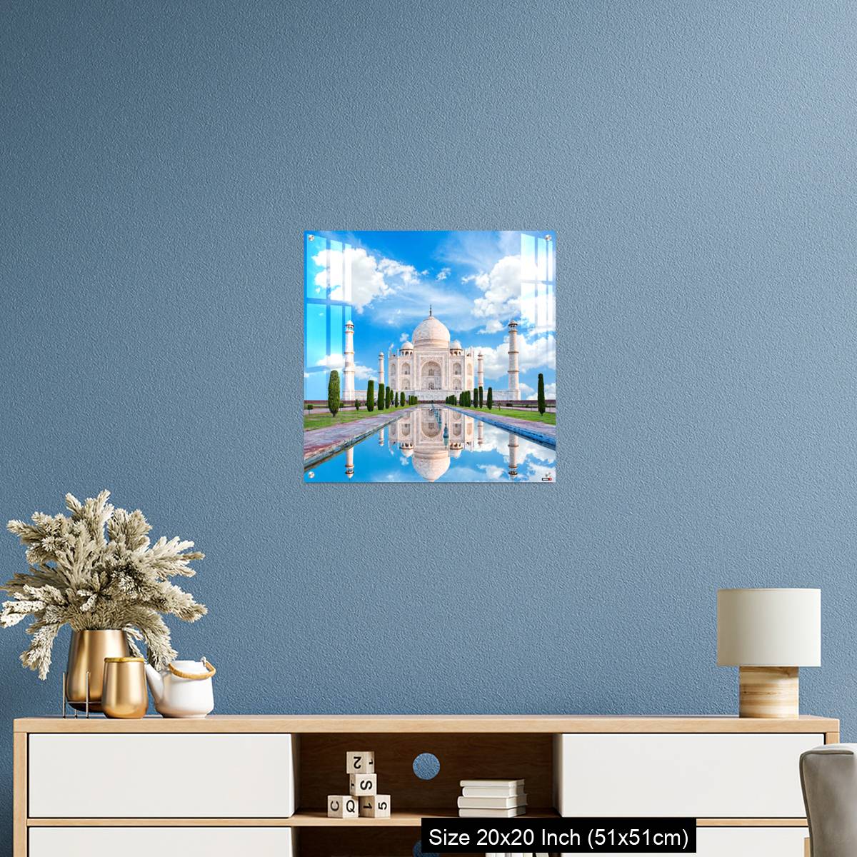OMGs Acrylic Wall Decor – Amazing view on the Taj Mahal in sun light. - Image 17