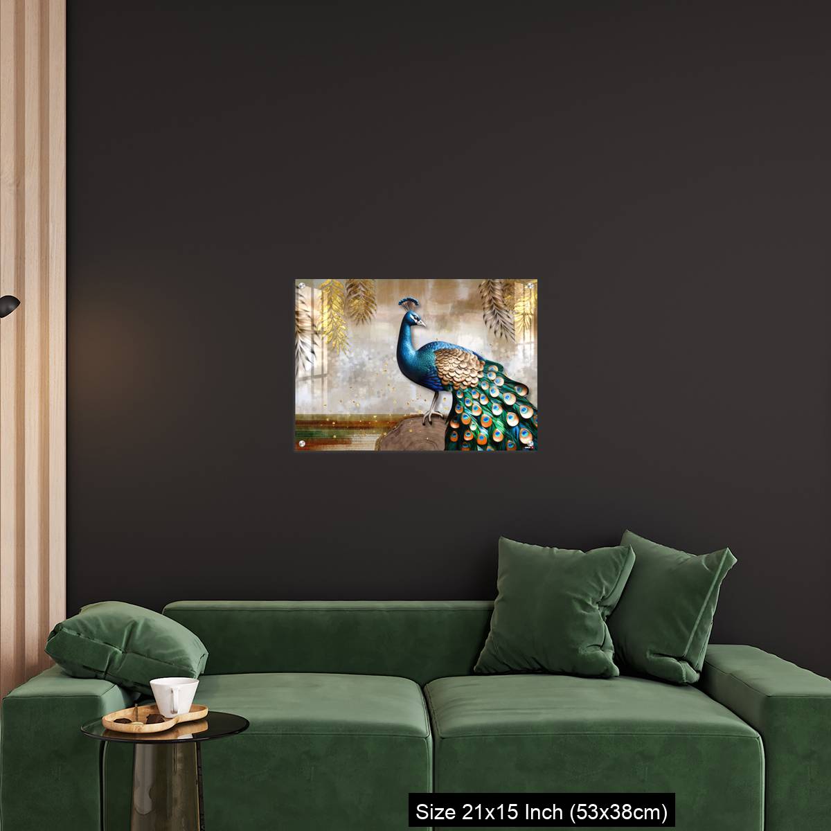 OMGs Acrylic Wall Decor – Colorful peacock on the stem. - Image 18