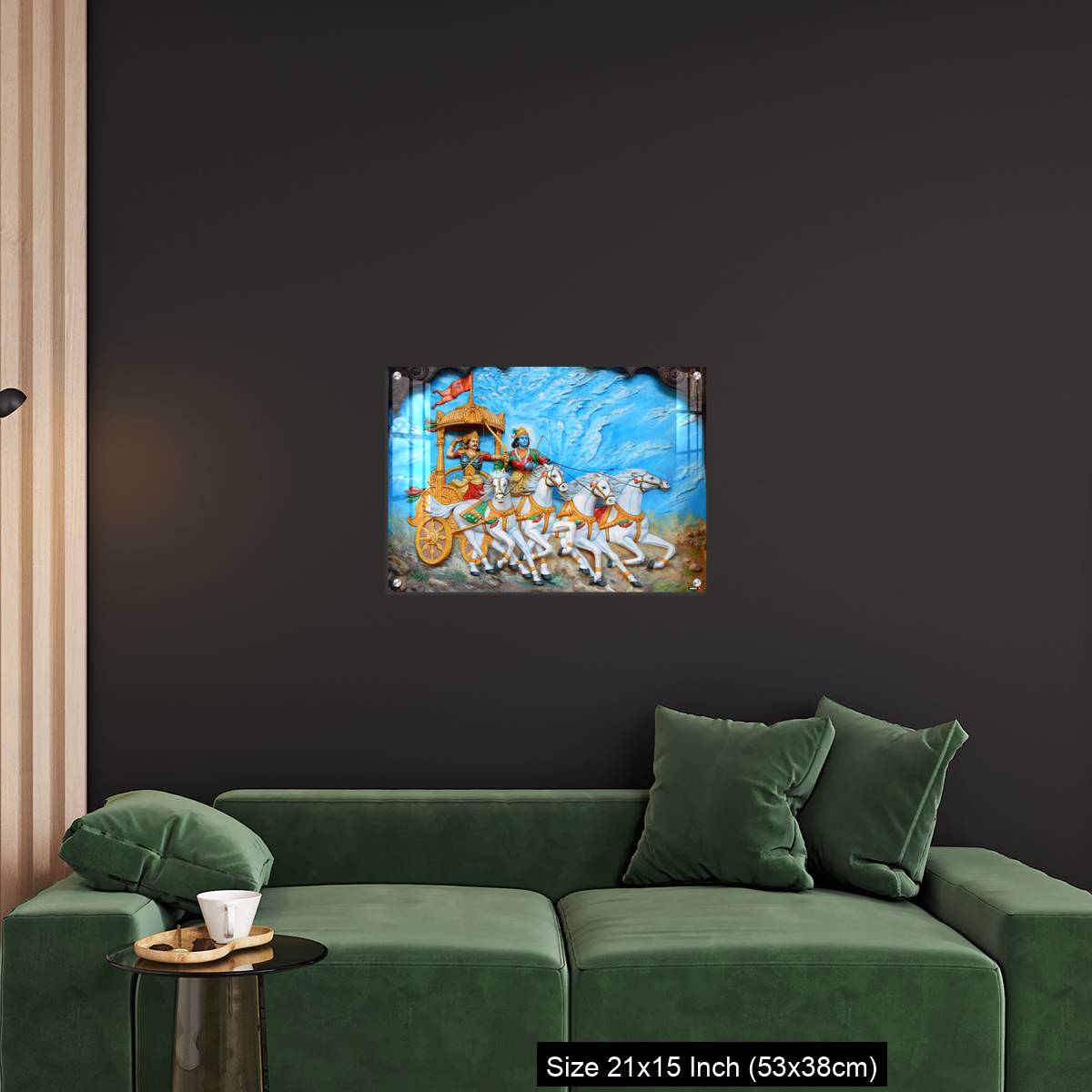 OMGs Acrylic Wall Decor – God Krishna and Arjuna as warrior in Mahabharata war - Image 18