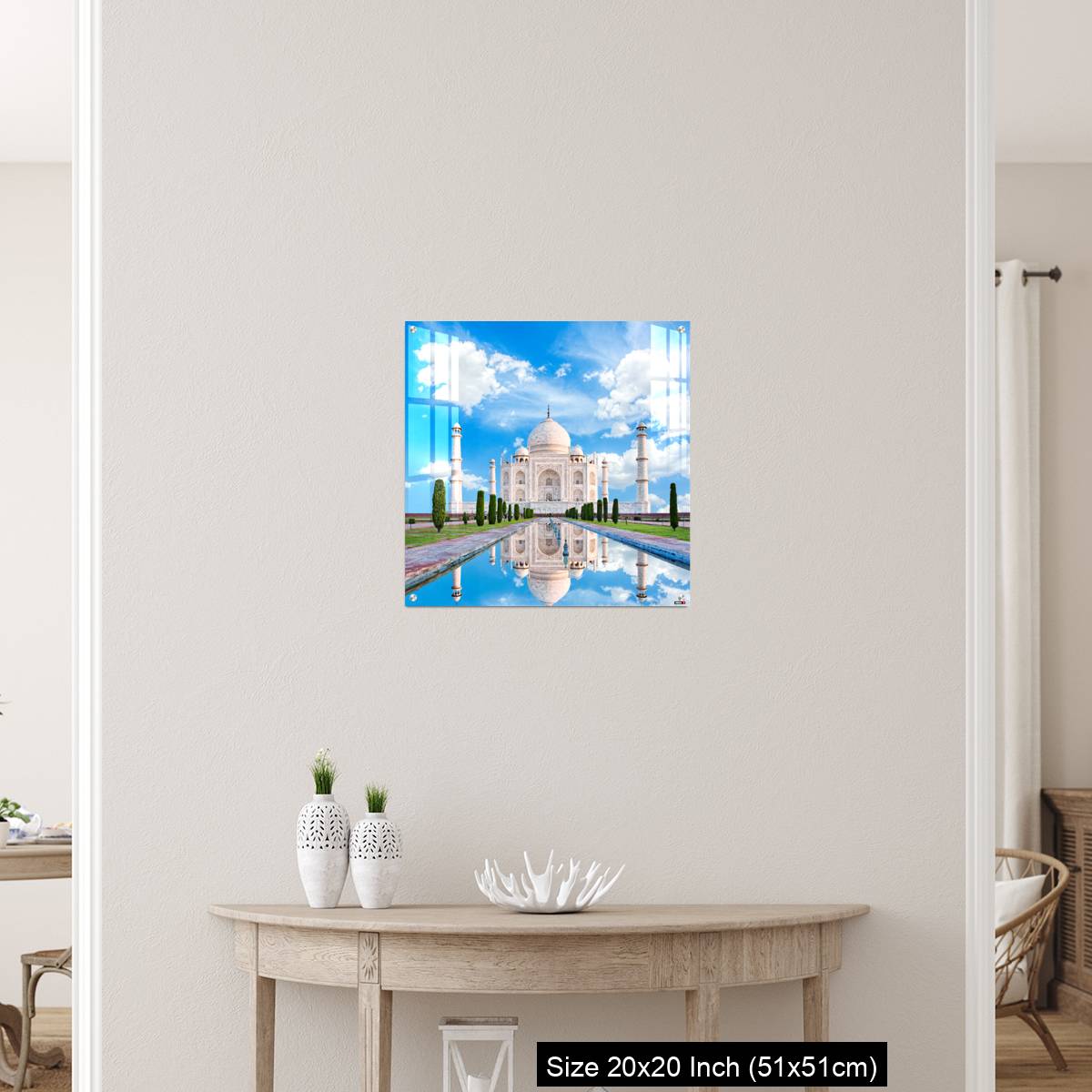 OMGs Acrylic Wall Decor – Amazing view on the Taj Mahal in sun light. - Image 19