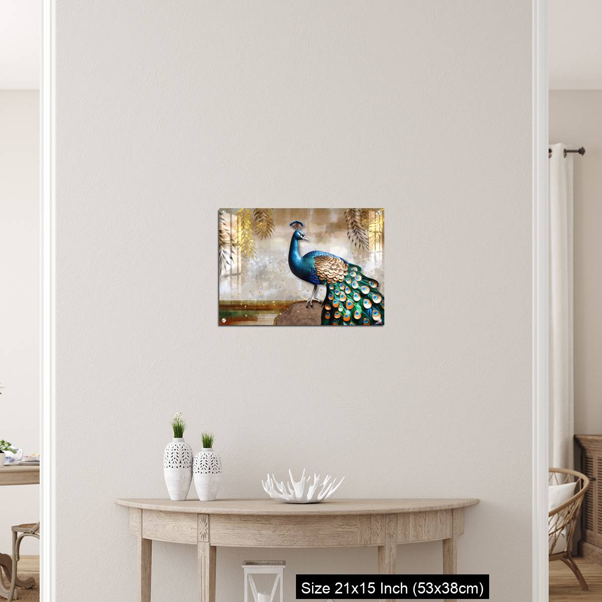 OMGs Acrylic Wall Decor – Colorful peacock on the stem. - Image 19