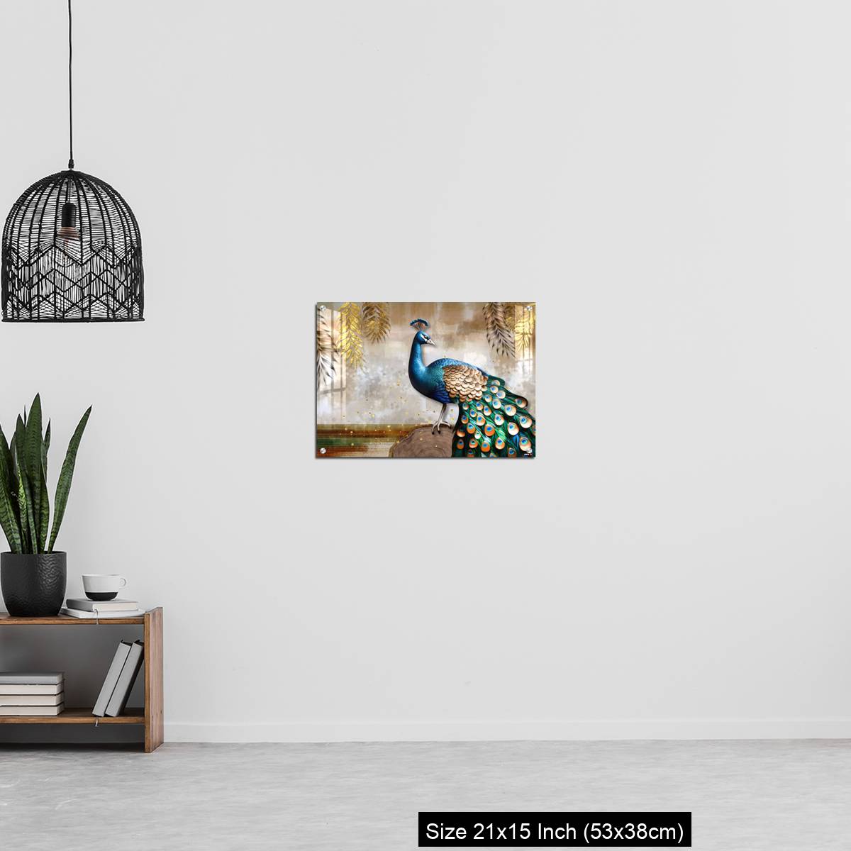 OMGs Acrylic Wall Decor – Colorful peacock on the stem. - Image 20