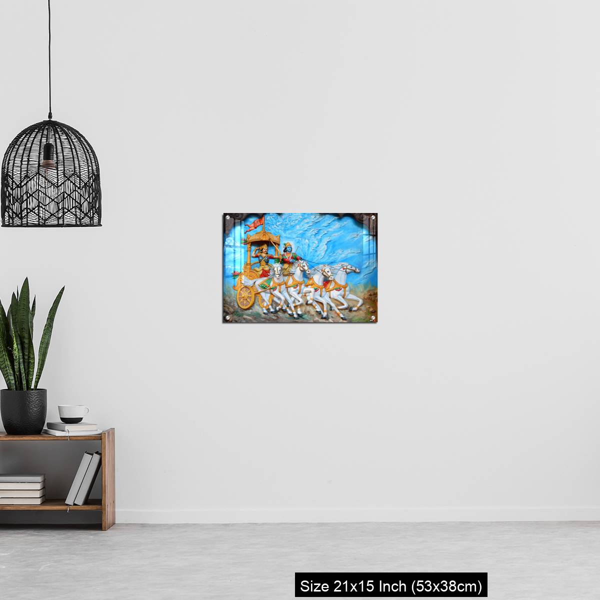 OMGs Acrylic Wall Decor – God Krishna and Arjuna as warrior in Mahabharata war - Image 20