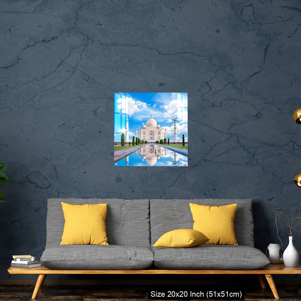 OMGs Acrylic Wall Decor – Amazing view on the Taj Mahal in sun light. - Image 21