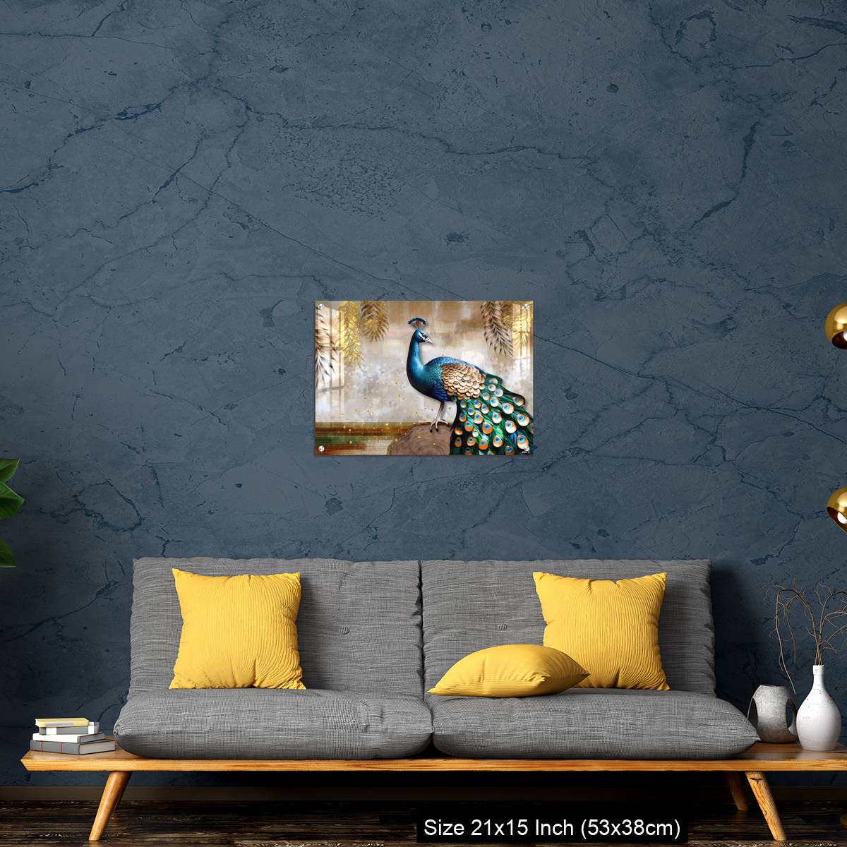 OMGs Acrylic Wall Decor – Colorful peacock on the stem. - Image 21