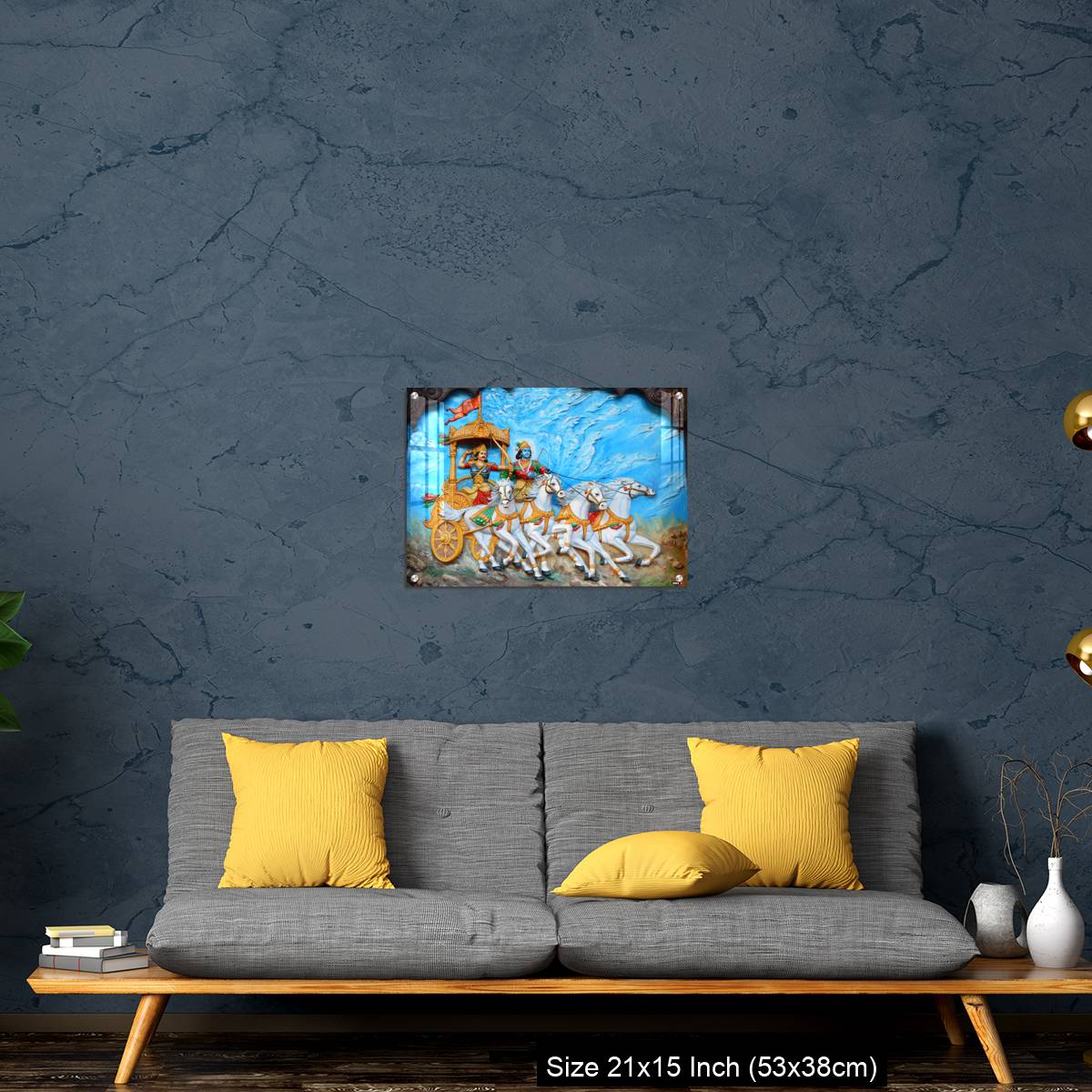OMGs Acrylic Wall Decor – God Krishna and Arjuna as warrior in Mahabharata war - Image 21