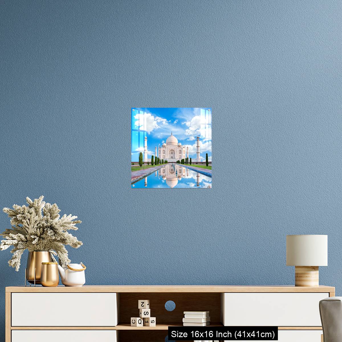 OMGs Acrylic Wall Decor – Amazing view on the Taj Mahal in sun light. - Image 24