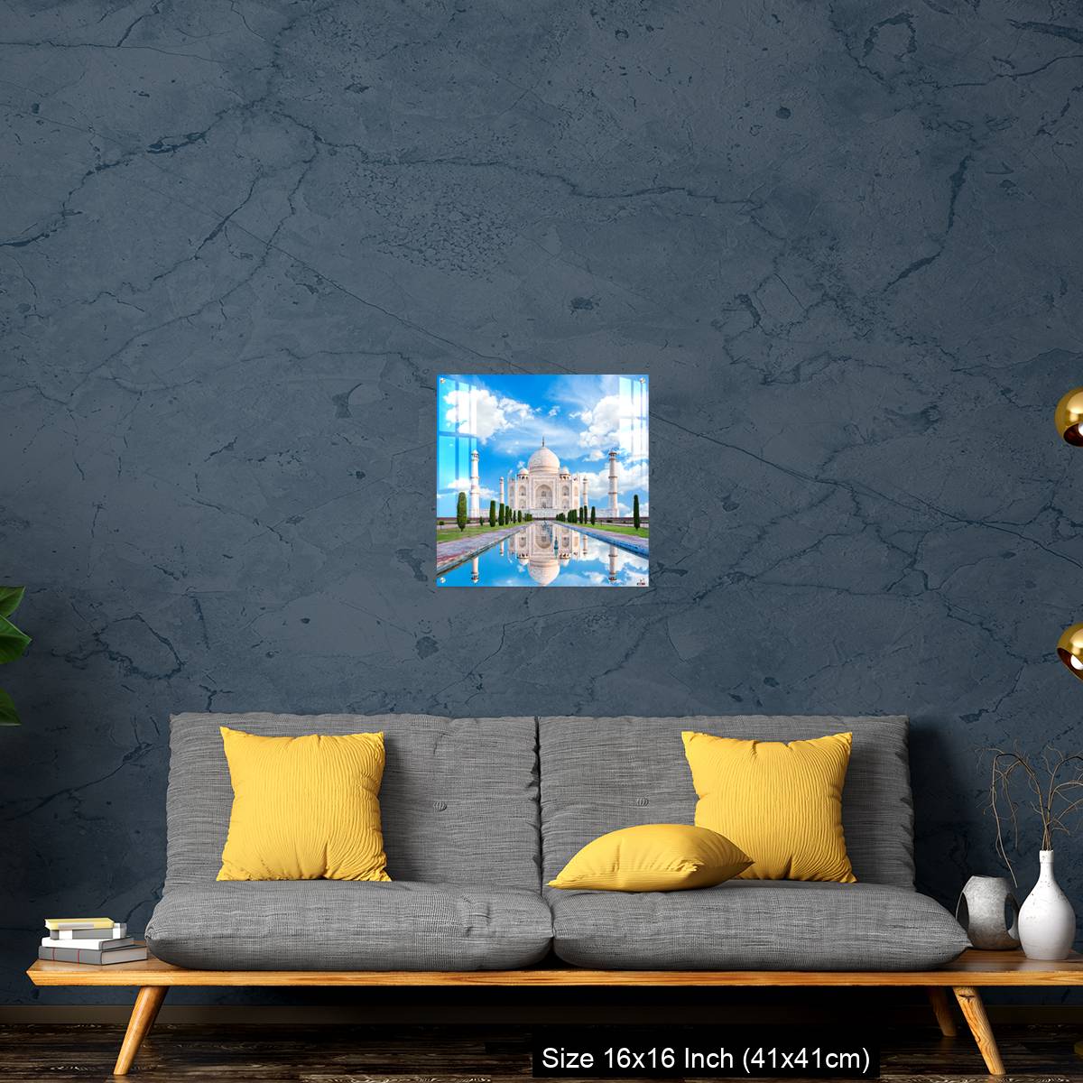 OMGs Acrylic Wall Decor – Amazing view on the Taj Mahal in sun light. - Image 28